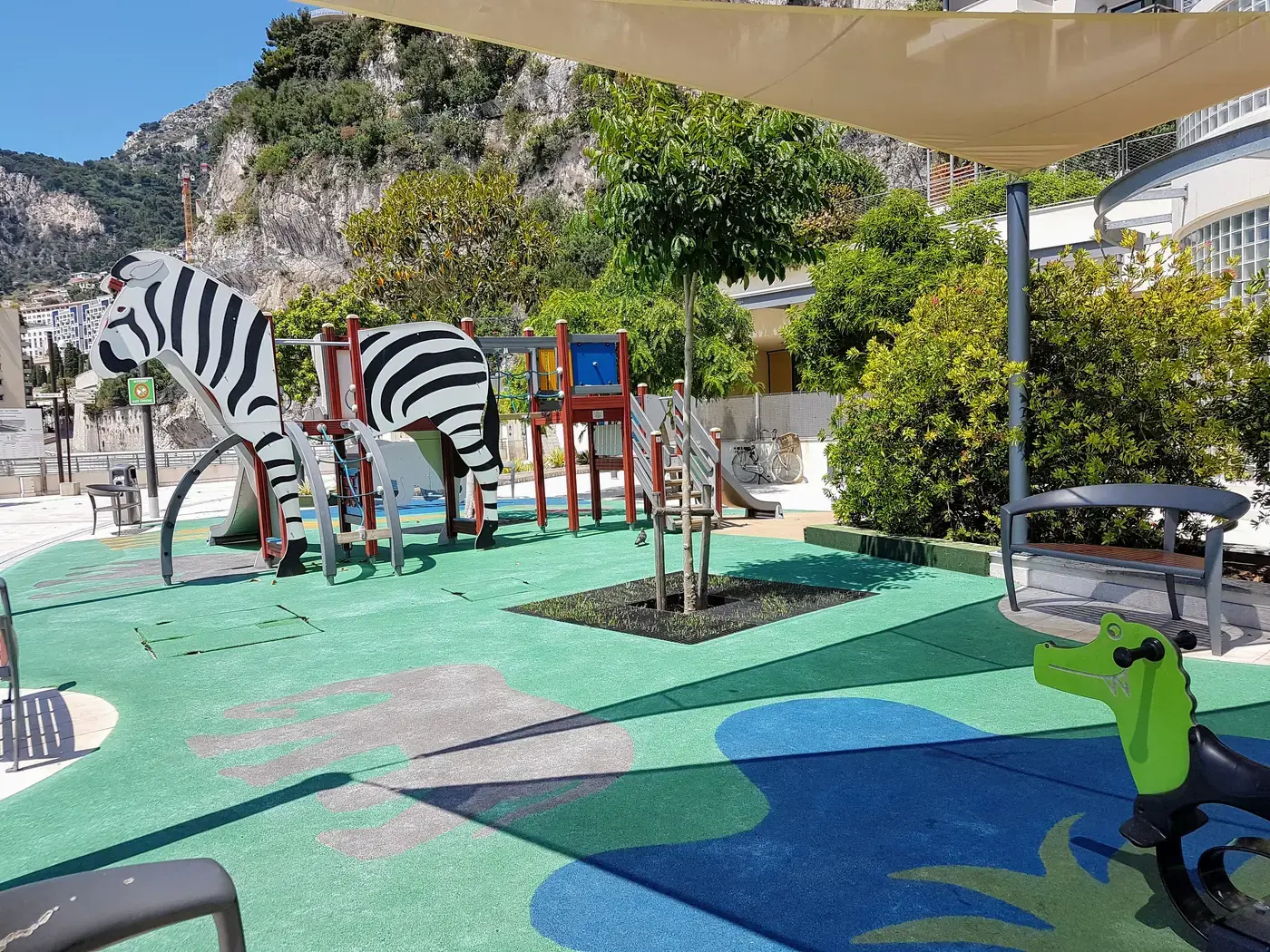Jeux animaliers de la promenade Honoré-II à Monaco